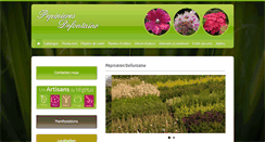 Desktop Screenshot of pepinieres-defontaine.fr